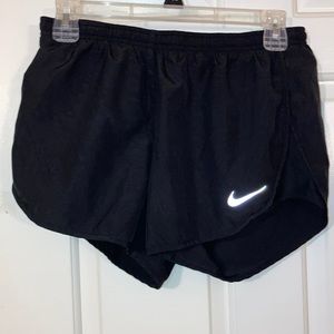 Nike black running shorts